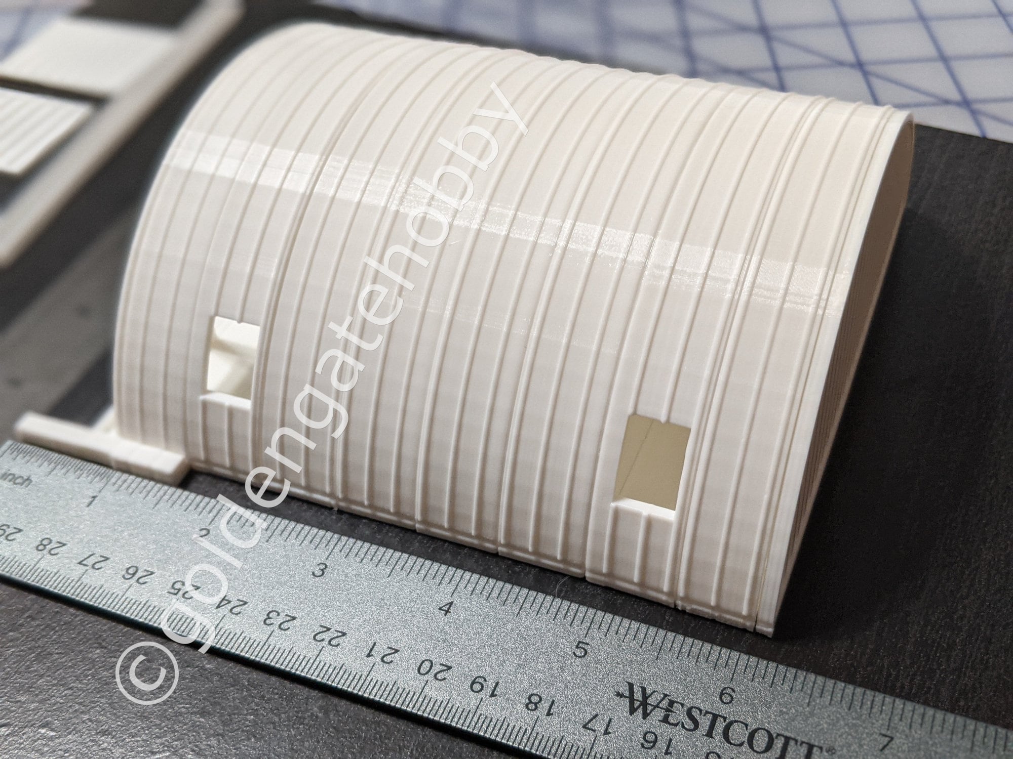 HO Scale Modular Quonset Building / Hut Kit White HIGH Etsy