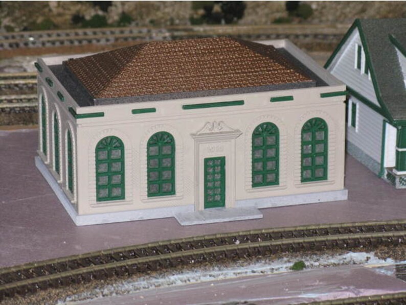 HO Scale Heritage Post Office or Municipal Building Structure Etsy