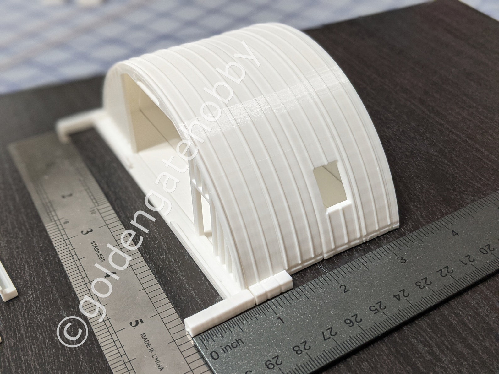 HO Scale Modular Quonset Building / Hut Kit White HIGH Etsy