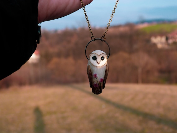 Barn owl jewelry deals