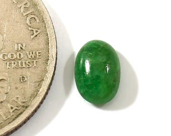 Polished Natural Emerald 8x5.50mm – Green Cabochon for Jewelry Making