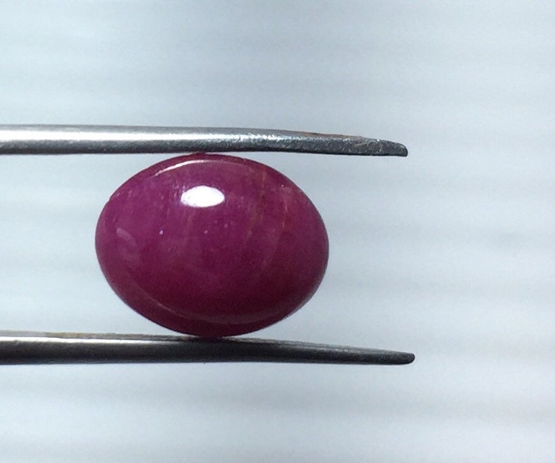 3.35 Carat Weight Ruby Loose Stone Calibrated Cabochon For Jewelry Natural RUBY Cabochon Oval Shape Gemstone 10 X 8 MM