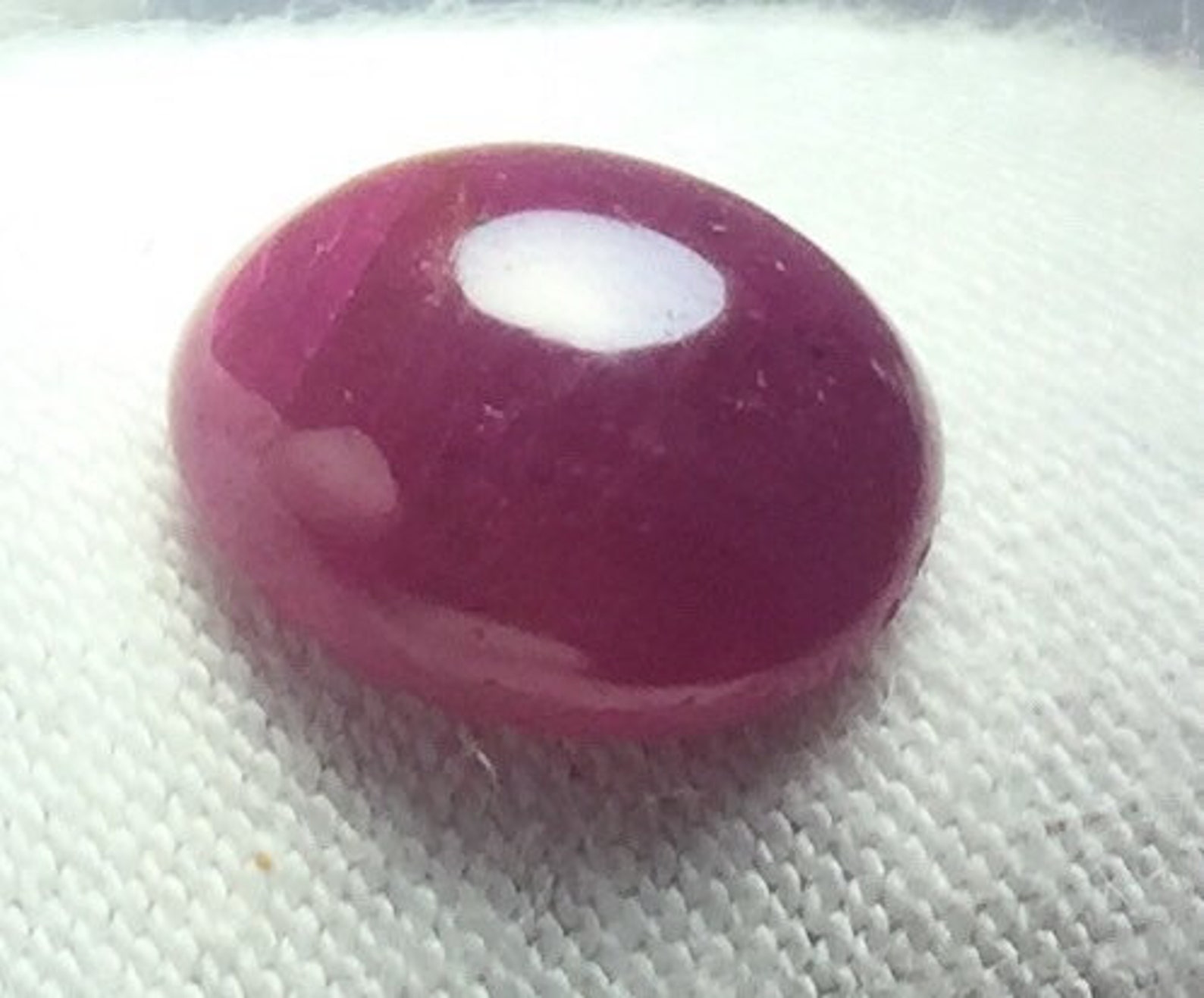 Natural Ruby Cabochon Oval Shape Gemstone Ruby Loose Stone | Etsy