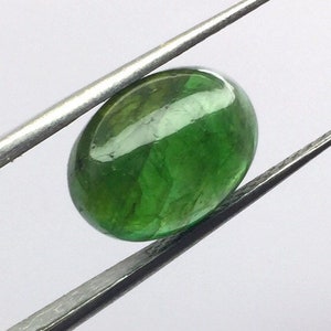 Natural Emerald Cabochon Oval Shape Gemstone Emerald Loose Stone Cabochon For Jewelry - 12 X 9  MM -Weight - 4.90  Carat Emerald Cabochon