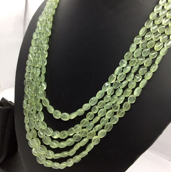 Natural Green Beryl Necklace beryl Smooth Necklace beryl Oval