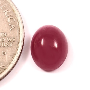 Natural Ruby Oval Shape Cabochon 10x8mm Loose Gemstone Calibrated Supply