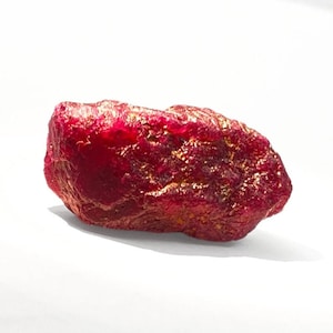 Raw Rough Ruby Rough 50.55 Carat Raw Rough Ruby Gemstone Natural Red Ruby Rough Raw Shape Red Ruby Genuine Ruby Rough Gemstone Rough