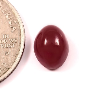 10x8mm Ruby Oval Cabochon Natural Gemstone Loose Calibrated Jewelry Stone