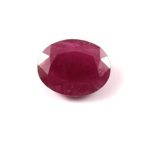 17x13x5.5mm, Deep Red Ruby cut Gemstone, Faceted cut Ruby Stone, Wedding Ring Ruby Gemstone For Jewelry, Oval cut Ruby GF Loose Gemstone
