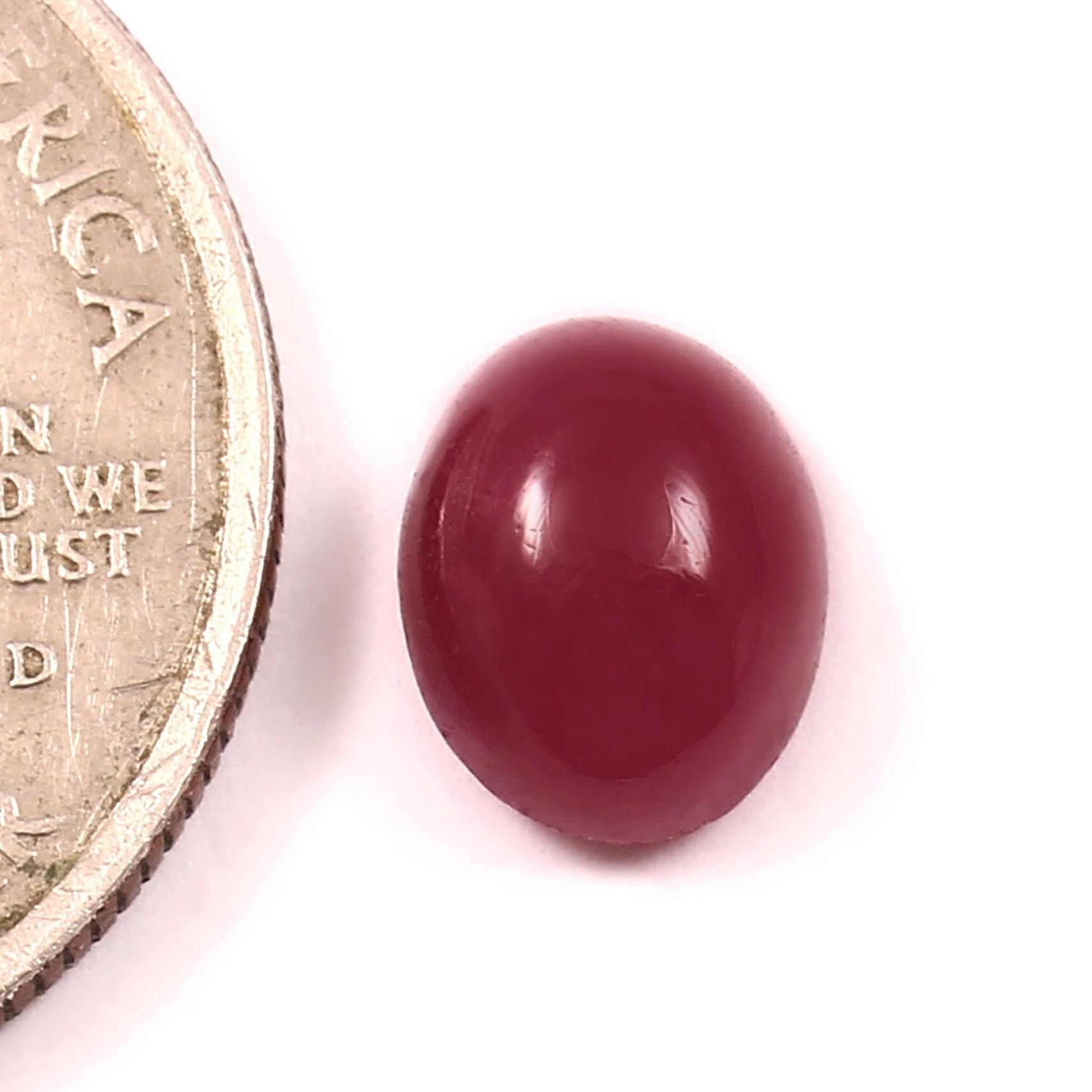 Natural Ruby Oval Cabochon Gemstone 9x7mm Loose Calibrated Ruby - Etsy