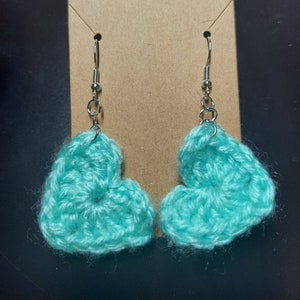 Turquoise Heart Earrings
