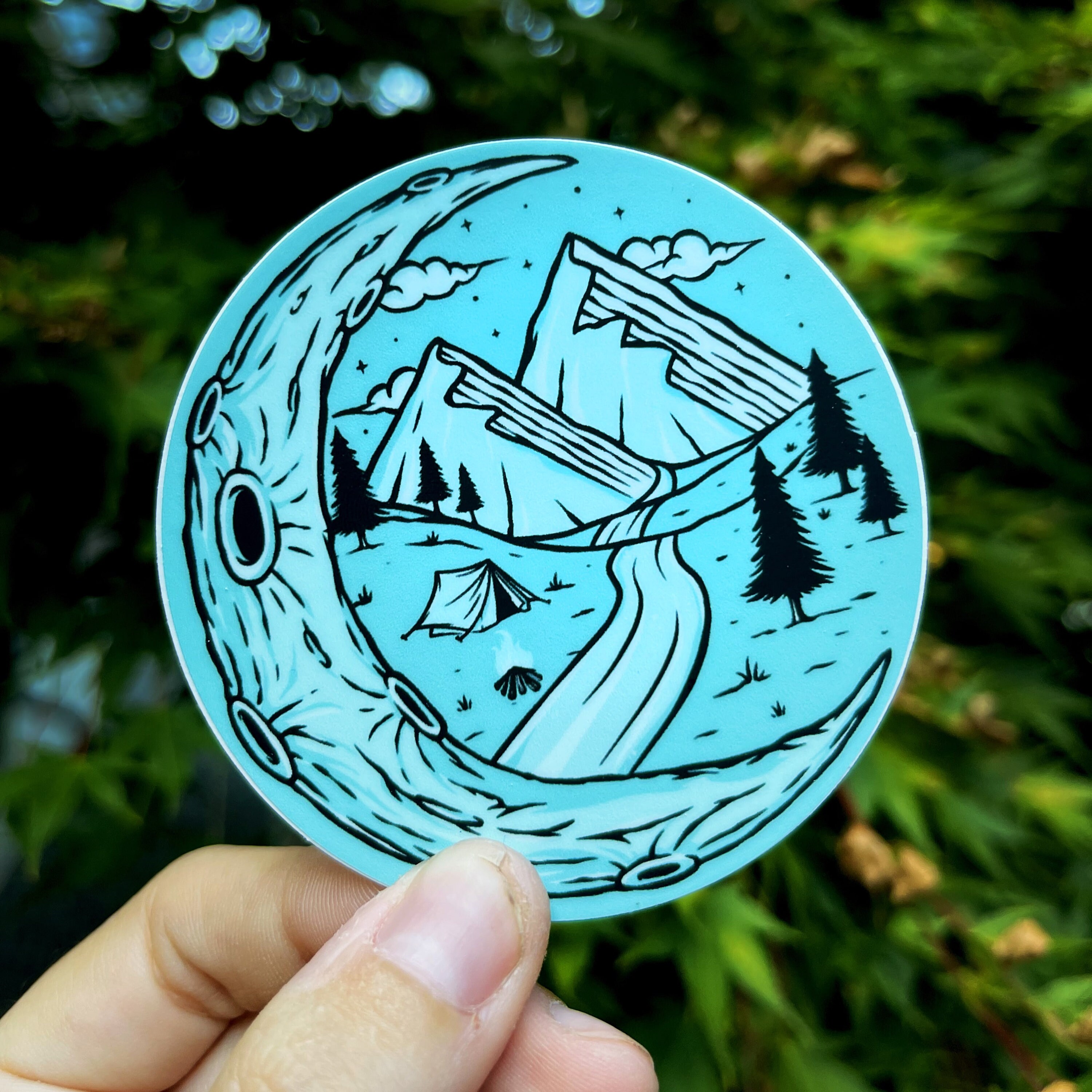 Large Pnw Rv Sticker Camping Sticker | Camp Decal | PNW Decal | Camping Gifts | Nature Lover ...