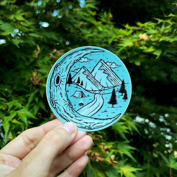 Camping Sticker | Camp Decal | PNW Decal | Camping Gifts | Nature Lover Stickers | Hiking Sticker | Mountain Forest Sticker | Camping Life