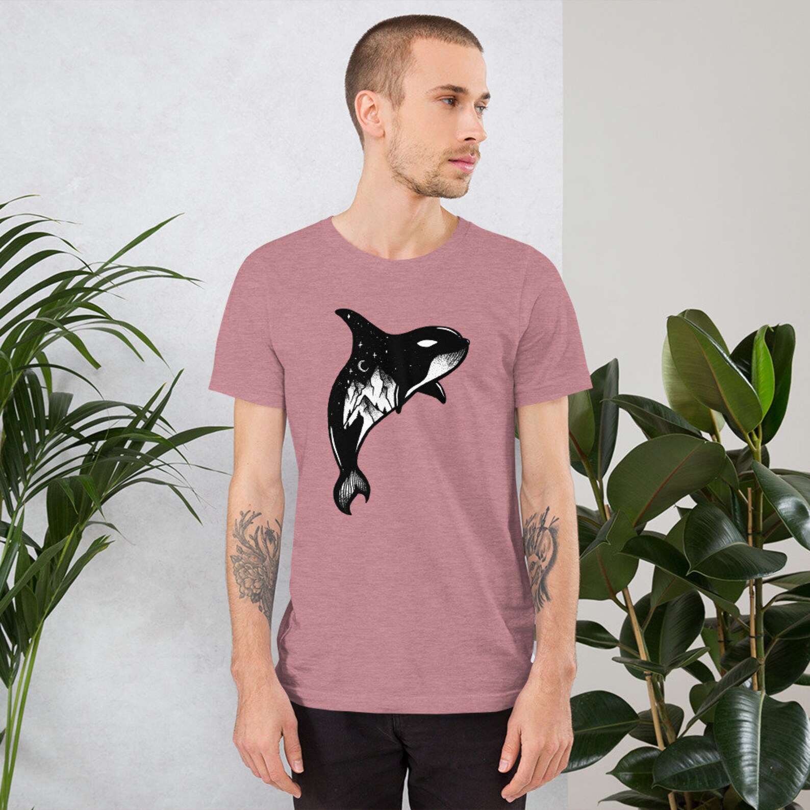 Orca Killer Whale Tshirt PNW Themed Orca Apparel Orca Etsy