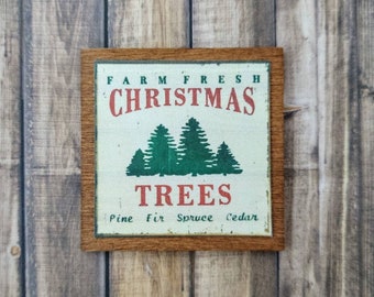 Miniature Christmas Sign,1:12 Scale,Dollhouse Wall Decor,Christmas Miniatures,Holiday Miniatures,Dollhouse Christmas
