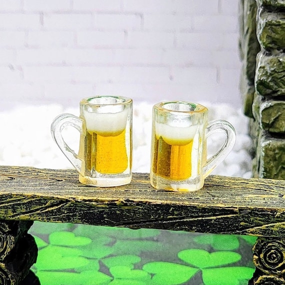 Odoria 1/12 Miniatur-Set – Milchkrug, 2 Gläser & Brot-Backset Für Puppenhaus-Küche