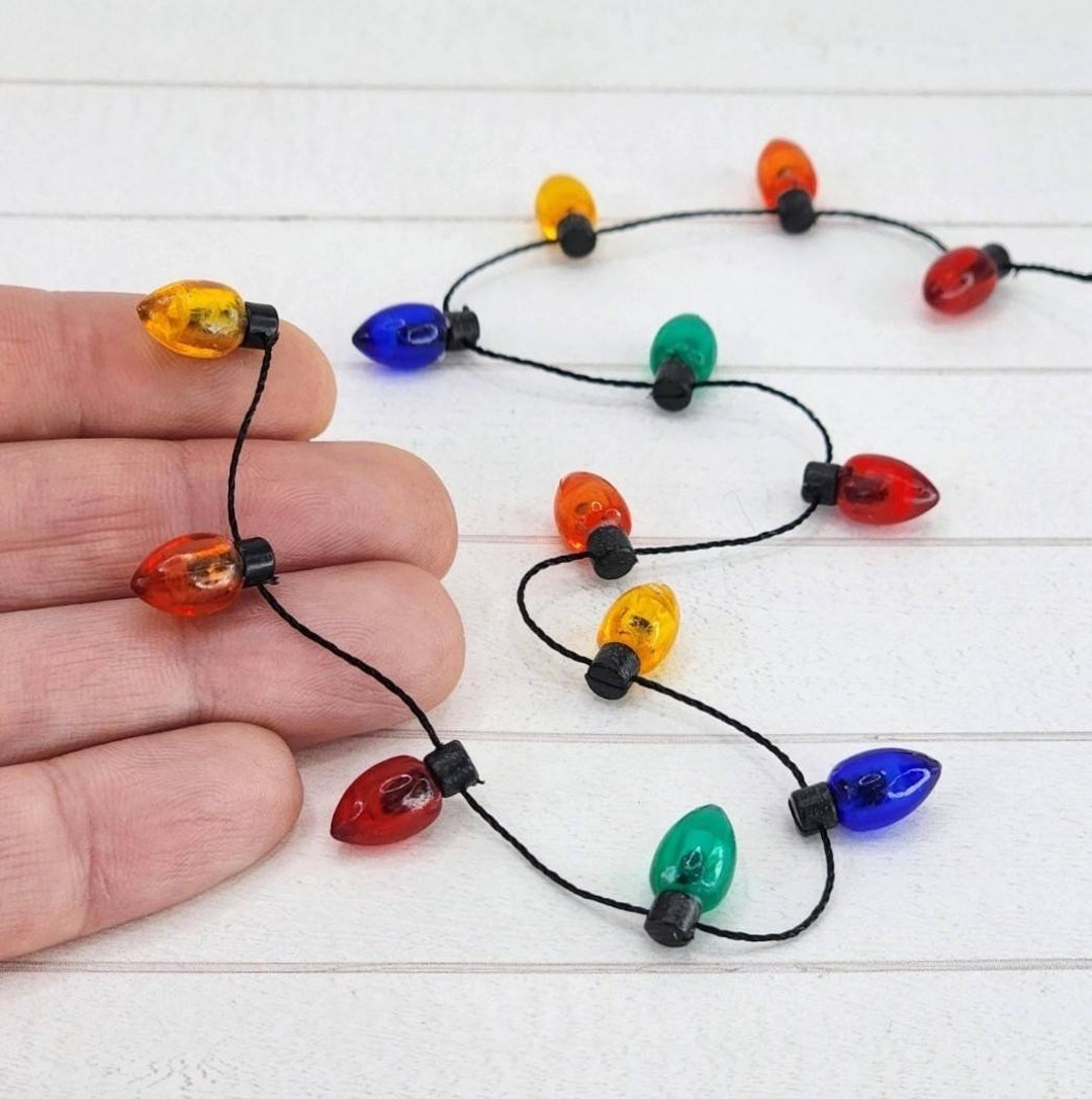 Miniature Christmas Lights,dollhouse Christmas,miniature Christmas