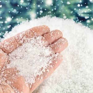 Miniature Snow,Dollhouse Miniature Snow,Artificial Miniature Soft Snow,Christmas Craft Supplies,Fine Snow,Diorama,Miniature Flocking image 4