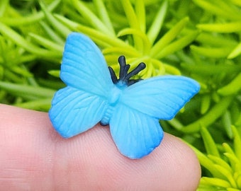 Miniature Butterfly Figurine,Terrarium Supplies,Fairy Garden Accessories,Micro Insects,Miniature Garden