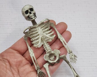 60-inch Halloween Mini-Skeleton Garland - 4 Skeletons - Plastic Hanging Decoration