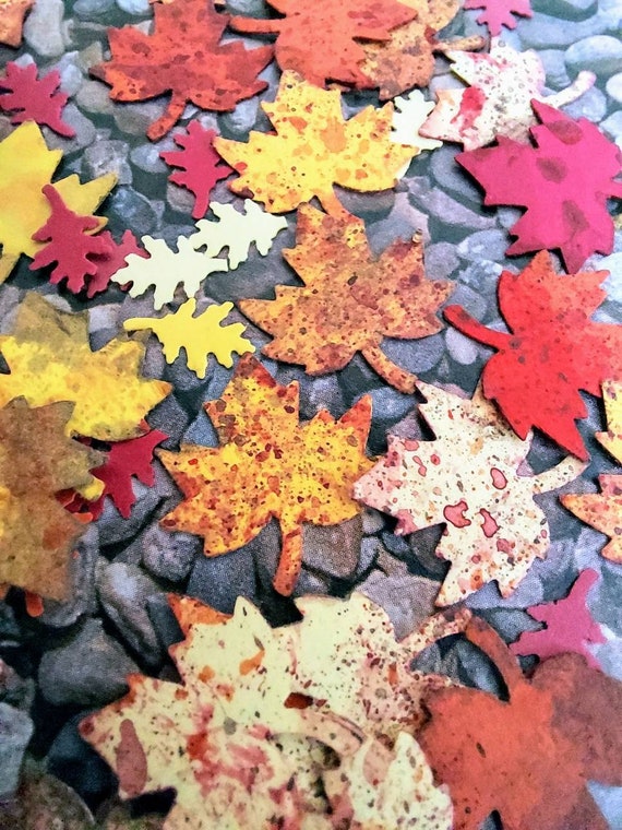 210 Pièces Mini Feuilles D'automne En Résine - 5 Styles Pour Déco, Artisanat Et Micro-paysages | Décoration Automnale DIY