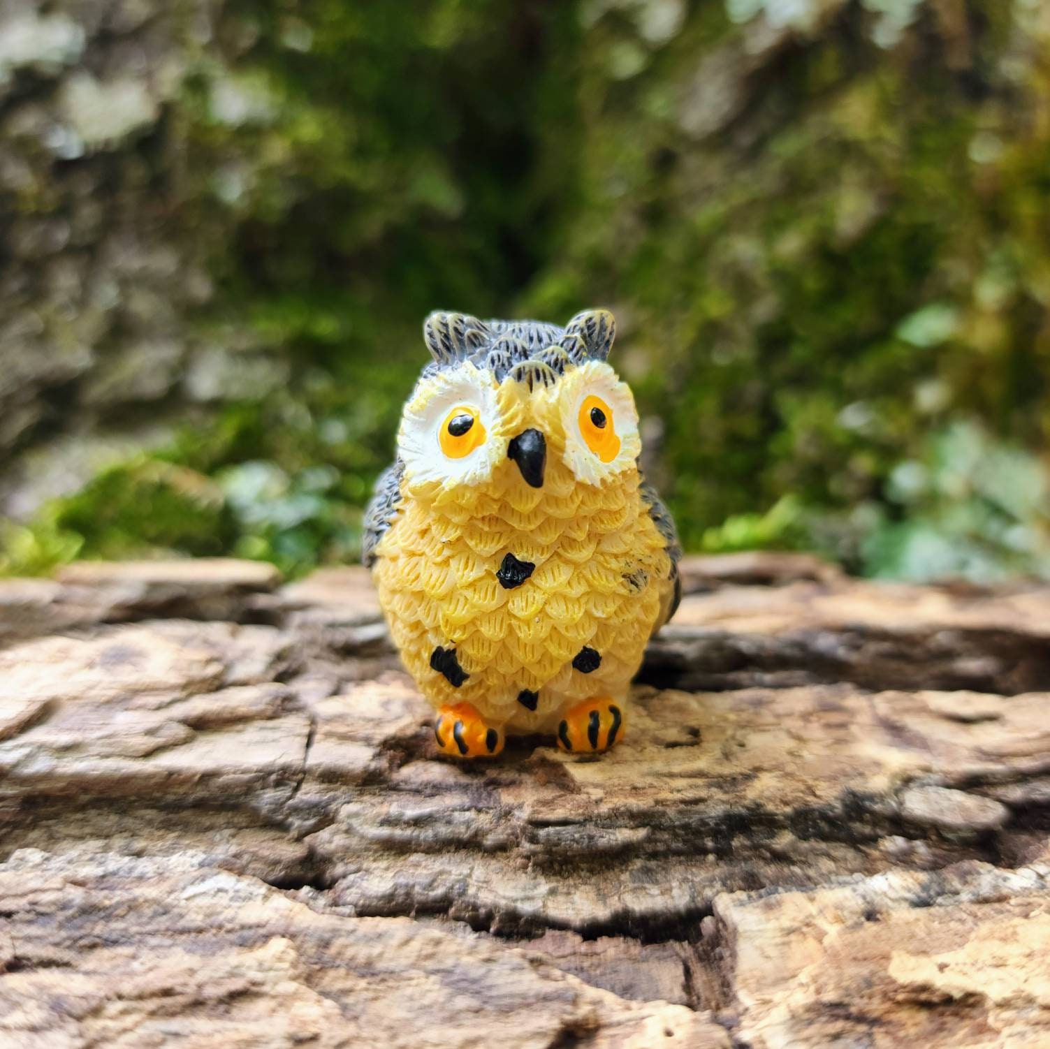One Miniature Owl,fairy Garden Accessories,miniature Garden Decor