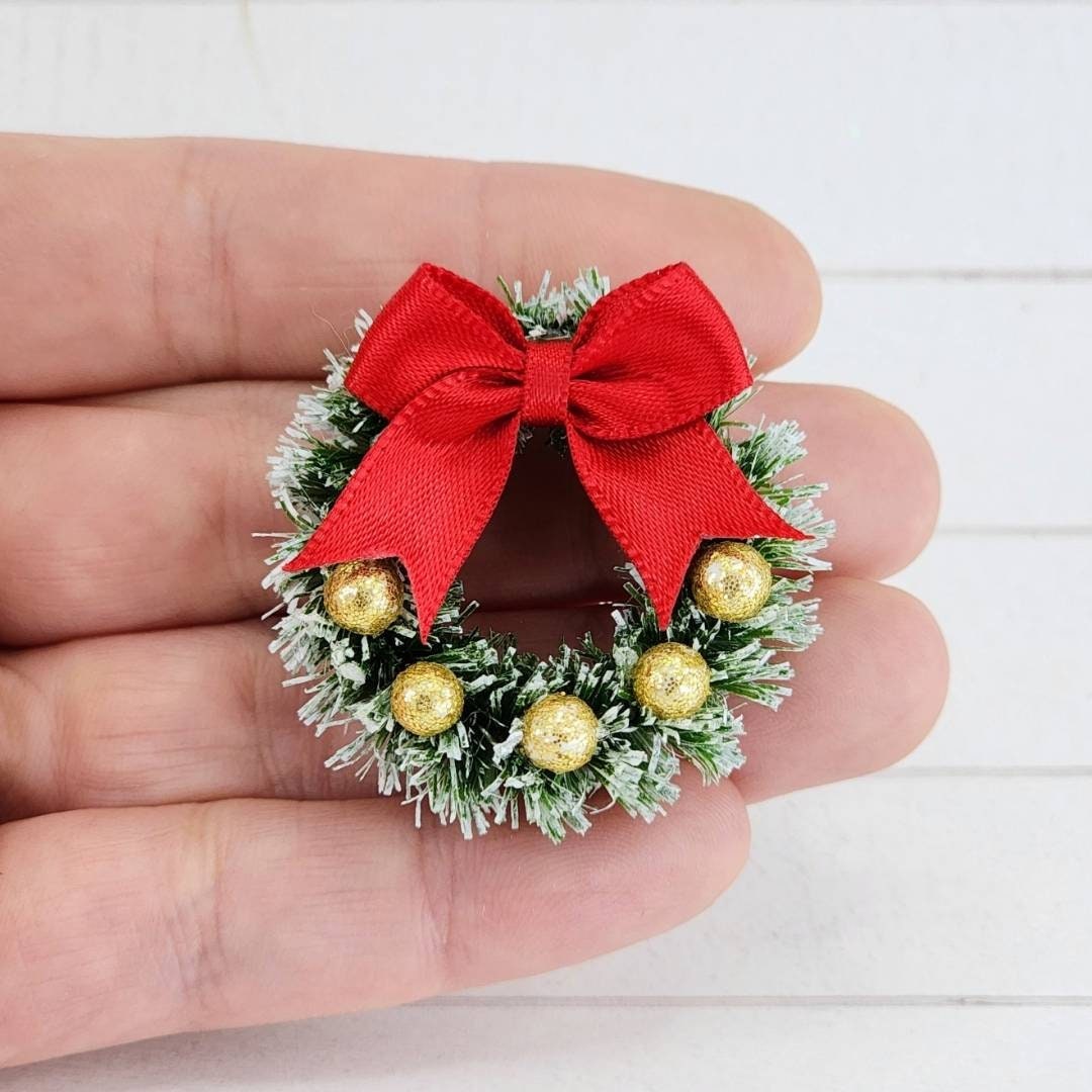 112 Scale Dollhouse Miniature Christmas Wreath,christmas Miniatures