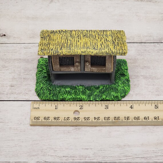 60 Pcs Mini Resin Chicken Figurines - Tiny Rooster Hen Farm Animals For Dollhouse