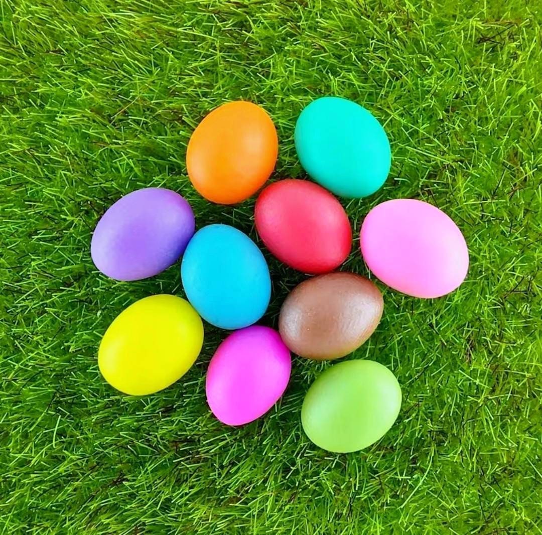 112 Scale Miniature Easter Eggs,easter Miniatures,tiny Easter Eggs
