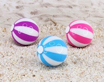 Miniature Beach Ball,Beach Miniatures,Miniature Beach Accessories,Dollhouse,Fairy Garden Accessories,Miniature Beach Garden,Terrarium Supply