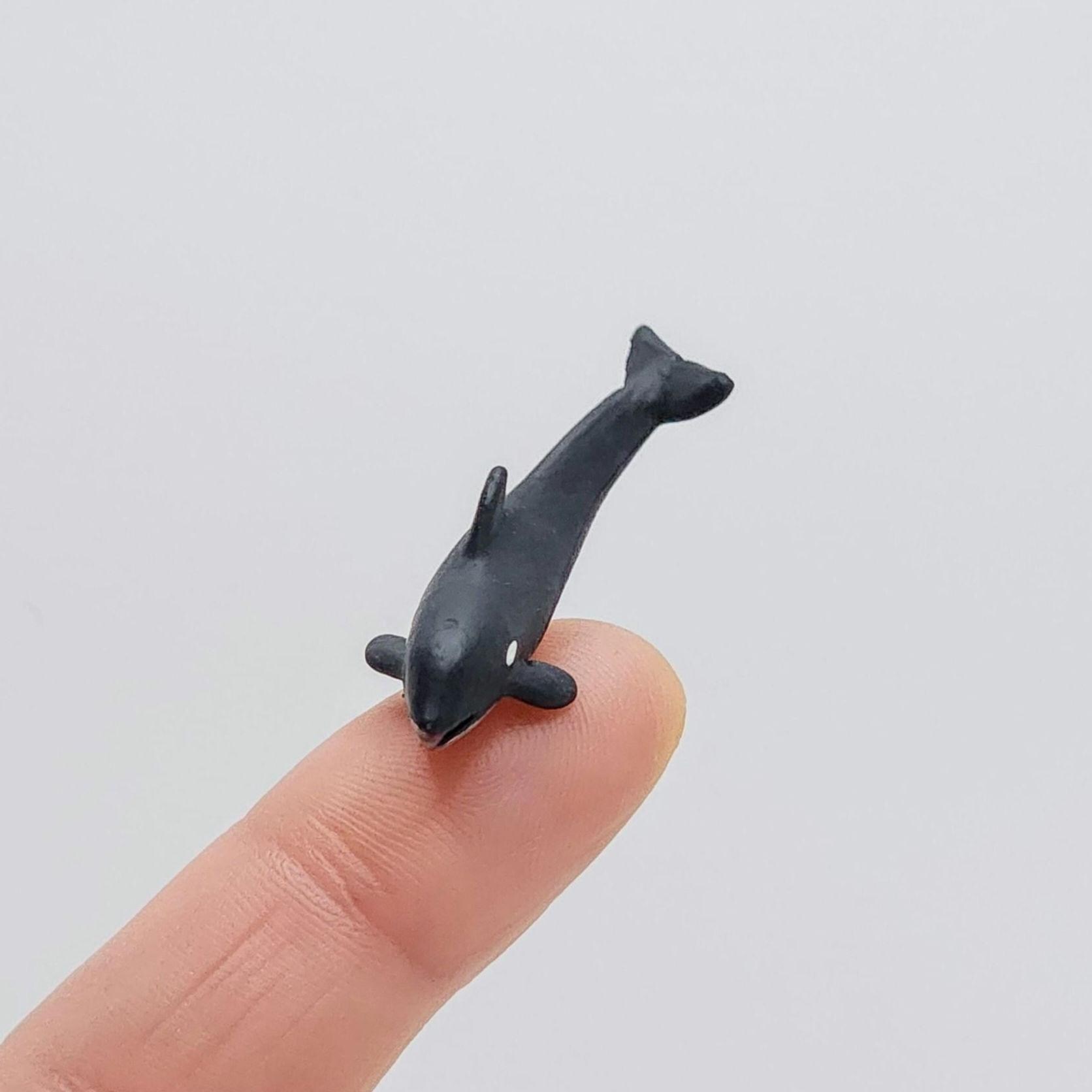 Micro Orca Tiny Orca,killer Whale,micro Whale,micro Animals,terrarium Supply ...