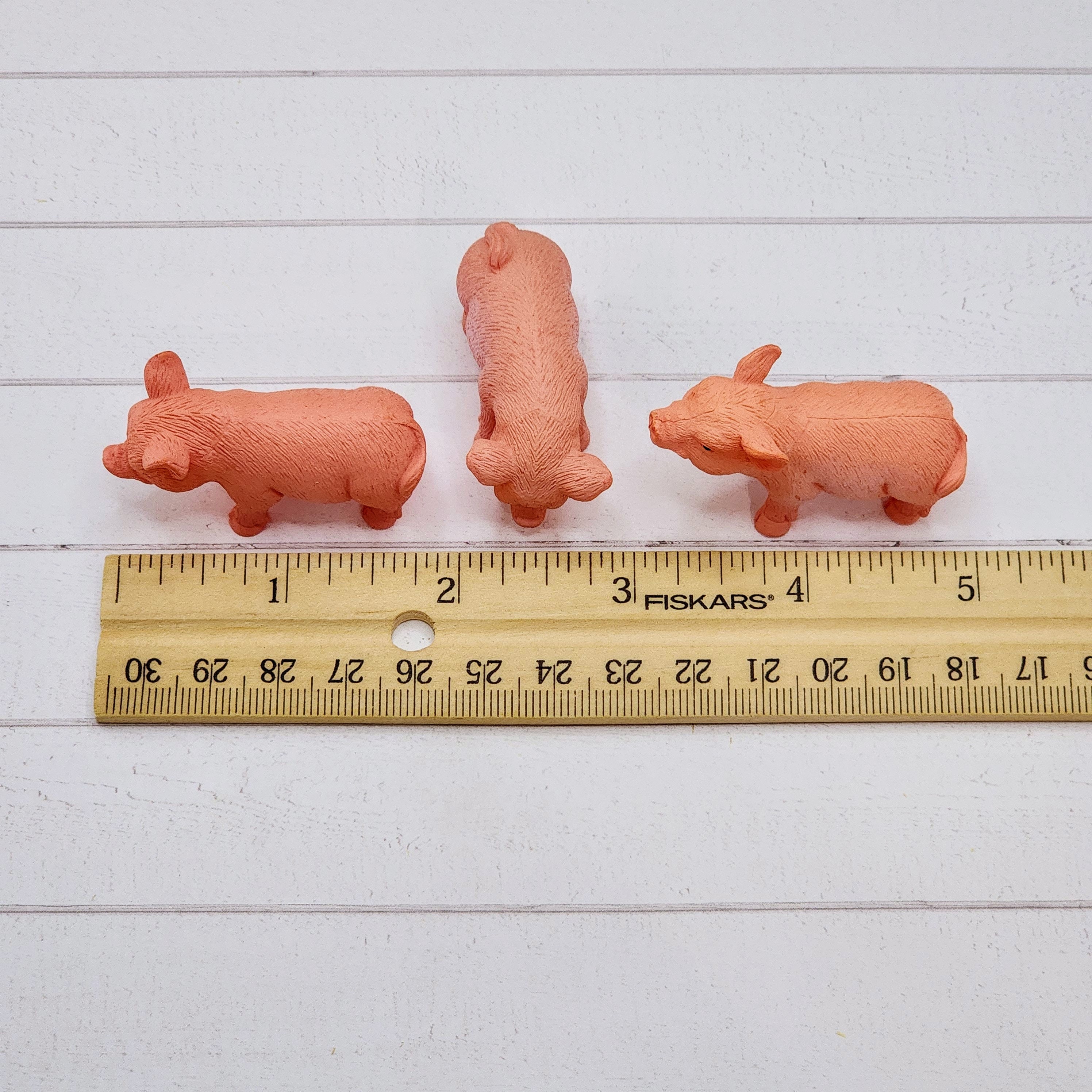 Miniature Pigs,mini Piglets,miniature Hay Bale,fairy Garden
