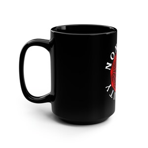 KGLW, King Gizzard and the Lizard Wizard, Nonagon Infinity, zwarte mok, 15oz afbeelding 4