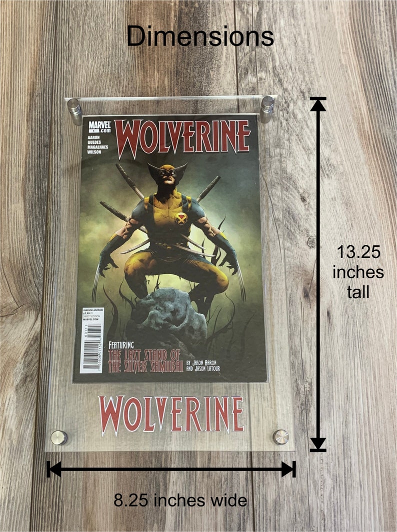 Wall Mount Comic Frame Etsy