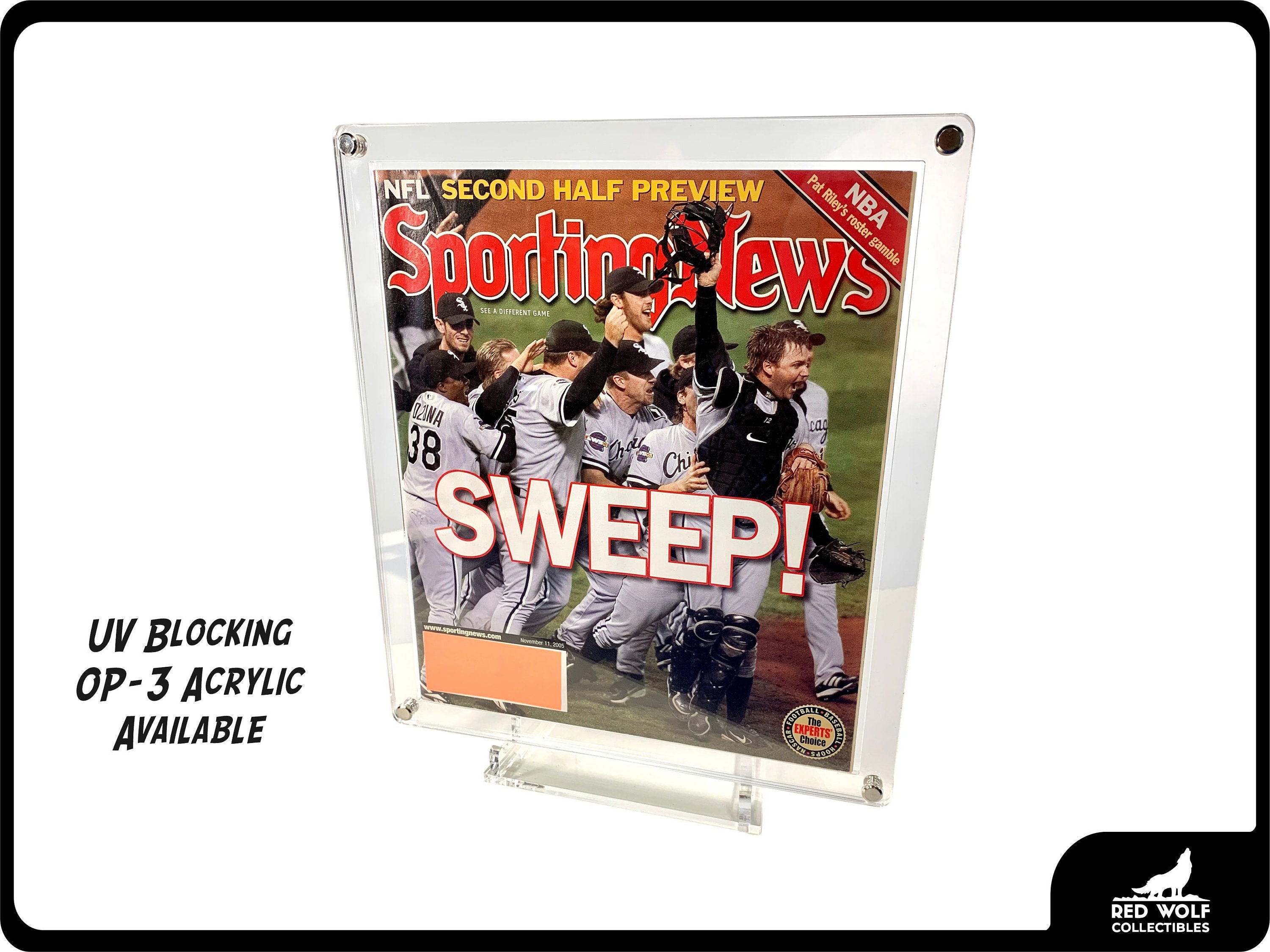 Custom - XL Size Acrylic Case for Magazines and Other Collectibles