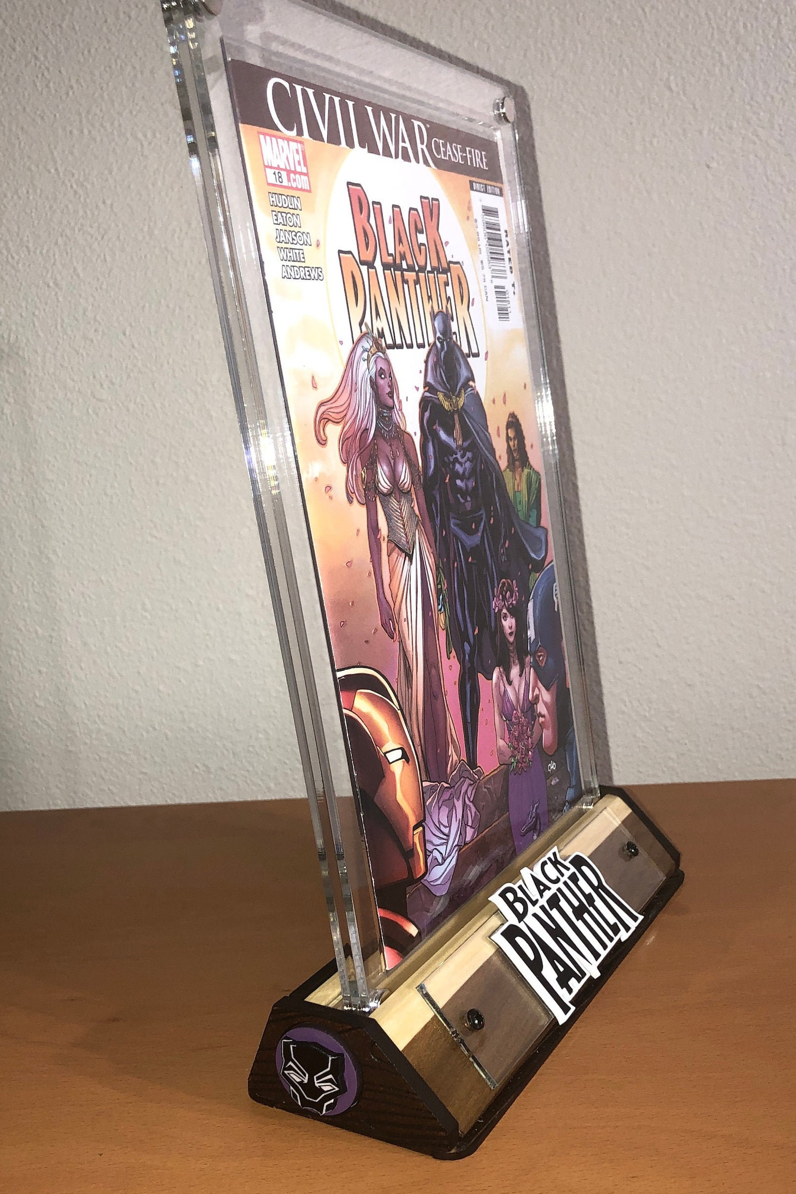 Acrylic Comic Book Holder and Custom Weighted Display Stand Etsy