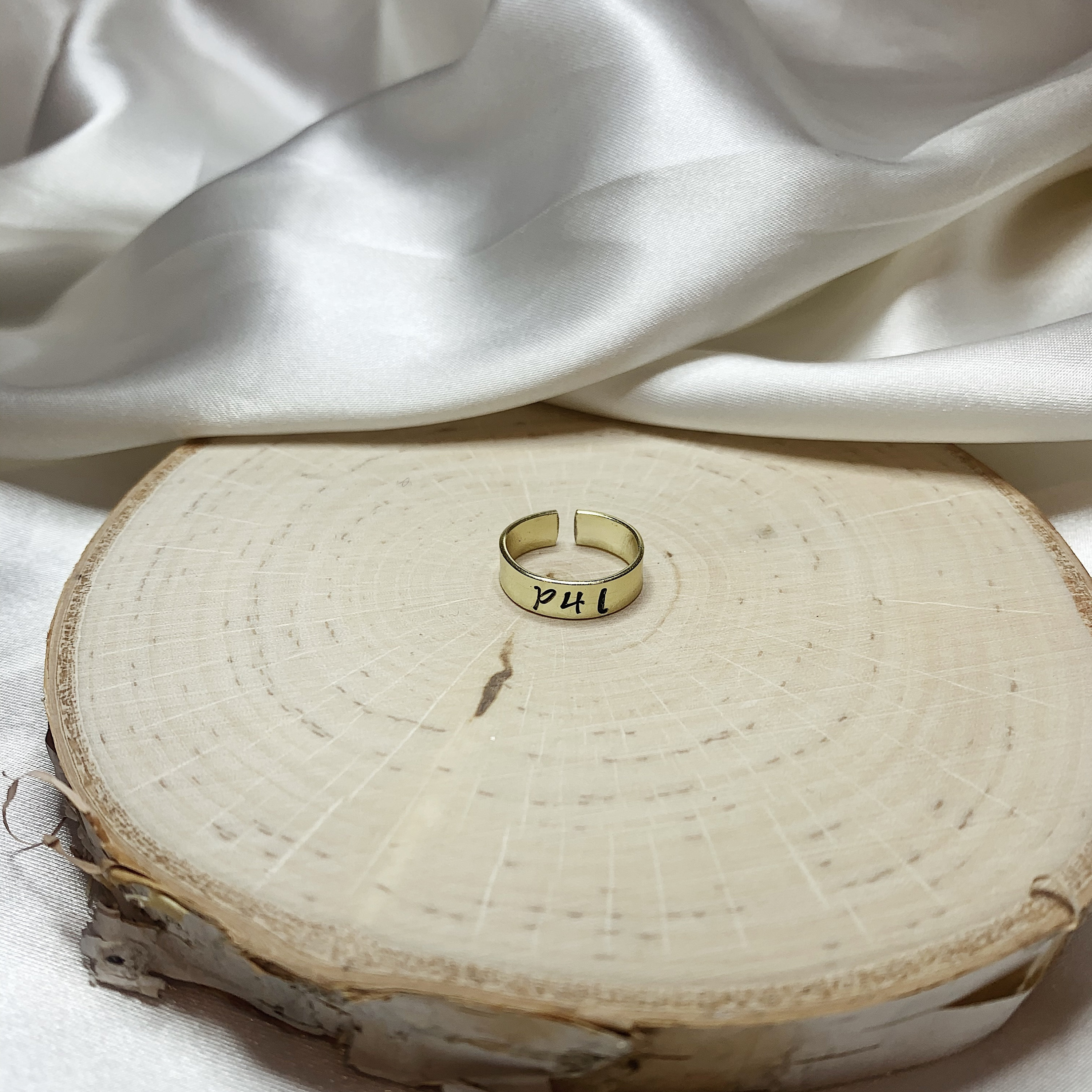 P4l Rings Outer Banks P4L Inspired Stamped Ring - Etsy