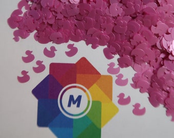 Pink Duck Glitter: Polyester Confetti for Nail Art & Slime