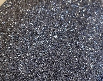 SHADOW - Glitter grigio fumo: PET poliestere resistente ai solventi, nail art, bicchieri (0,2 mm)