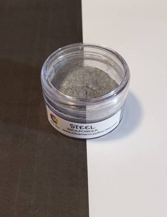 Poudre De Mica Argenté Métallique - Pigment Scintillant Pour Arts Créatifs, DIY, Maquillage - Finition Imperméable - 11