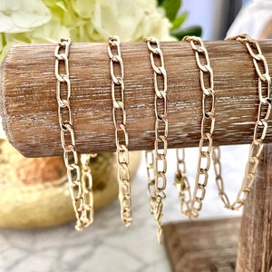 Paperclip Chain Bracelet | Gold Filled Chain Bracelet | Adjustable Bracelet | Paperclip Chain | Gold Chain