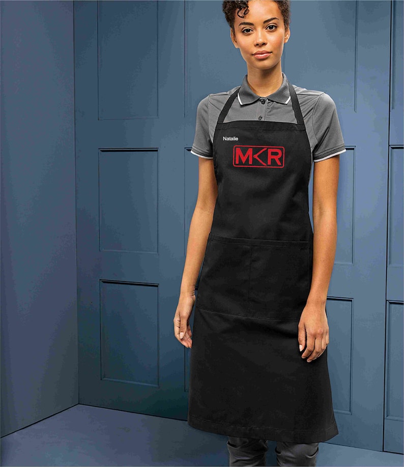 My Kitchen Rules Personalised Chef's Apron Birthday Gift image 1