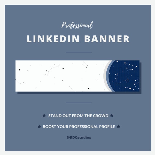 LINKEDIN BANNER for students, job seekers and marketing professionals