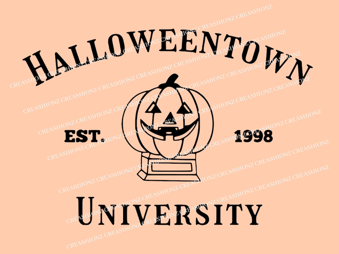 Halloweentown University SVG Digital File Halloweentown | Etsy