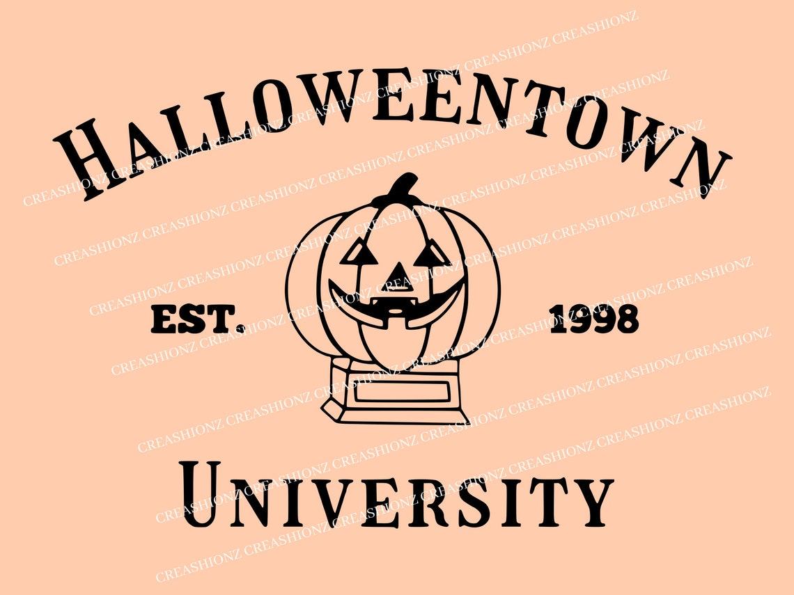 Halloweentown University SVG Digital File Halloweentown | Etsy