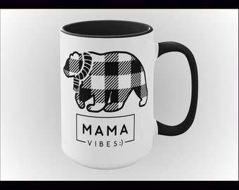 Mama Bear Mug, Mama Bear Coffee Mug, Mama Bear Gifts, Mama Bear, Mama Mug, Mama Gifts, Gift for Mama, Winter Mugs, Bear Mugs, Gifts, kitchen