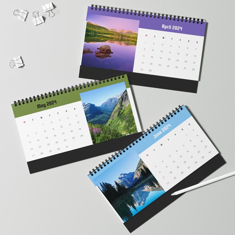 2024 Landscapes Calendar Pick Your Start Month National Parks Calendar