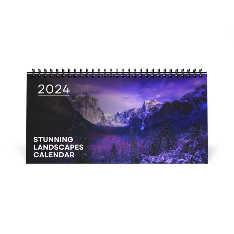 2024 Landscapes Calendar Pick Your Start Month National Parks Calendar