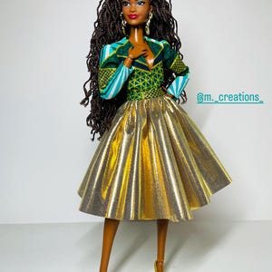 Set of 2 pieces, for 1:6 scale dolls