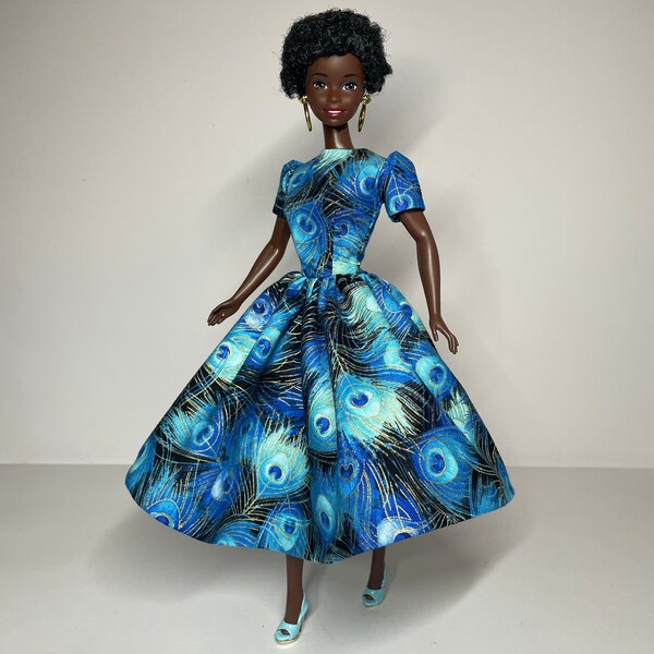Robe de paon bleu Etsy France